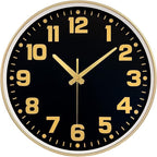 Wall Clock, 8inch Modern Silent Non-Ticking Wall Clocks Battery Operated by MABPEDO