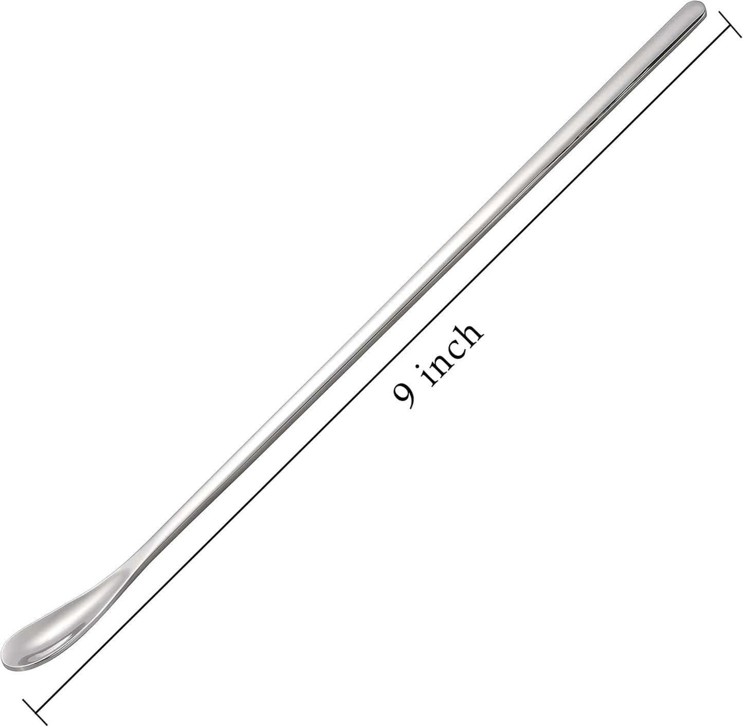Stainless Steel Cocktail Stir Sticks with Long Handle of 6 Pieces for Coffee & Tea Drinks