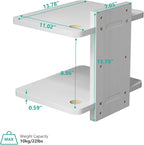 WALI Floating TV Shelf, 2 Tier Projector Shelf - Image 4