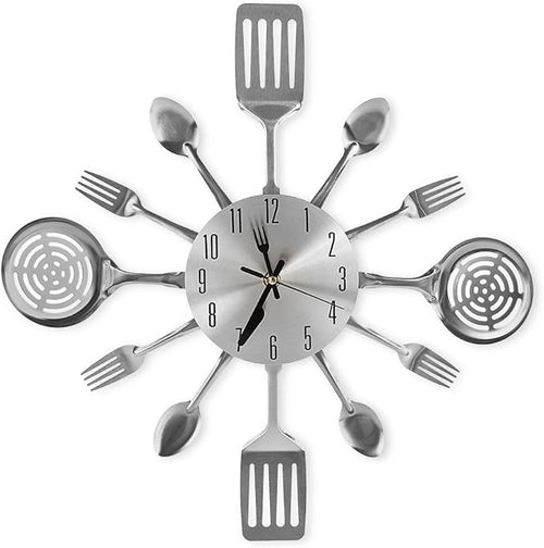 16 Inch Cutlery Kitchen Wall Clocks by CIGERA