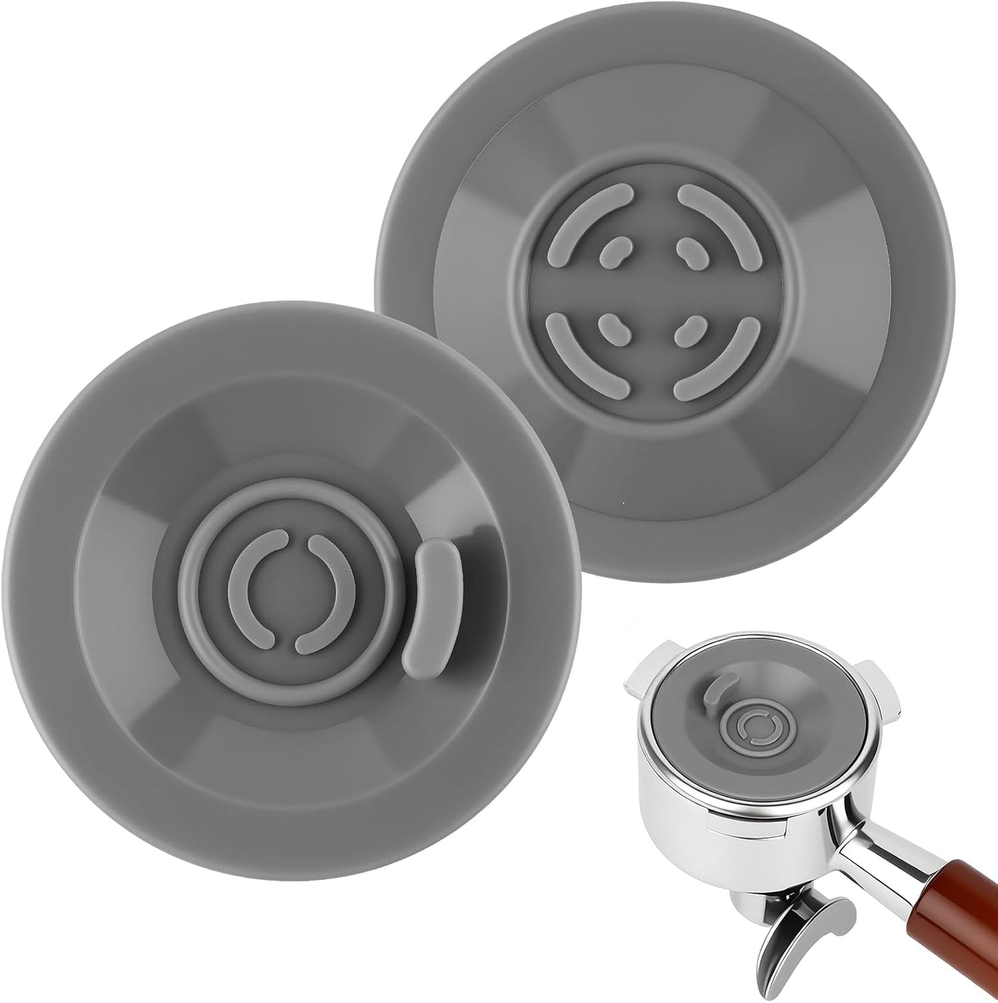 4 Pack Espresso Backflush Cleaning Disc for Brevilles Machine - 54mm Professional Silicone Blind Filter, Espresso Machine Cleaner for Brevilles Compatible with BES870XL, BES840XL, BES880 & More