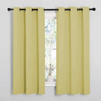 NICETOWN Paler Yellow Blackout Curtains by NICETOWN