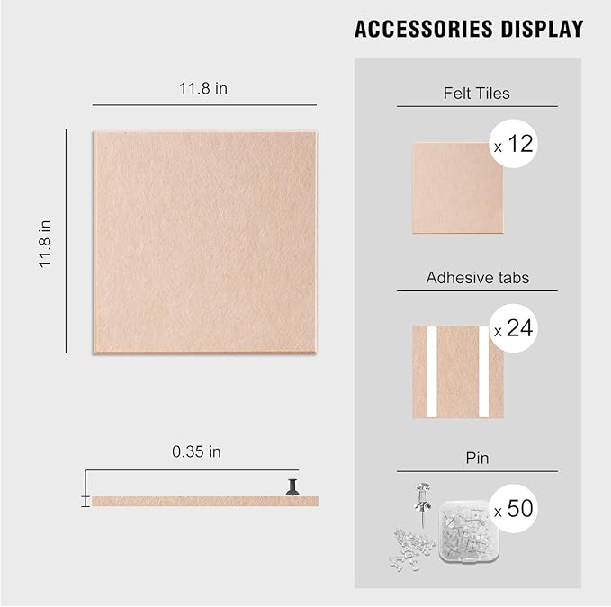 TSJOFFICE Large Cork Board for Wall - Image 6