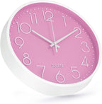 Wall Clock Non-Ticking Silent Modern Simple Style Round Decor Clock - Image 2