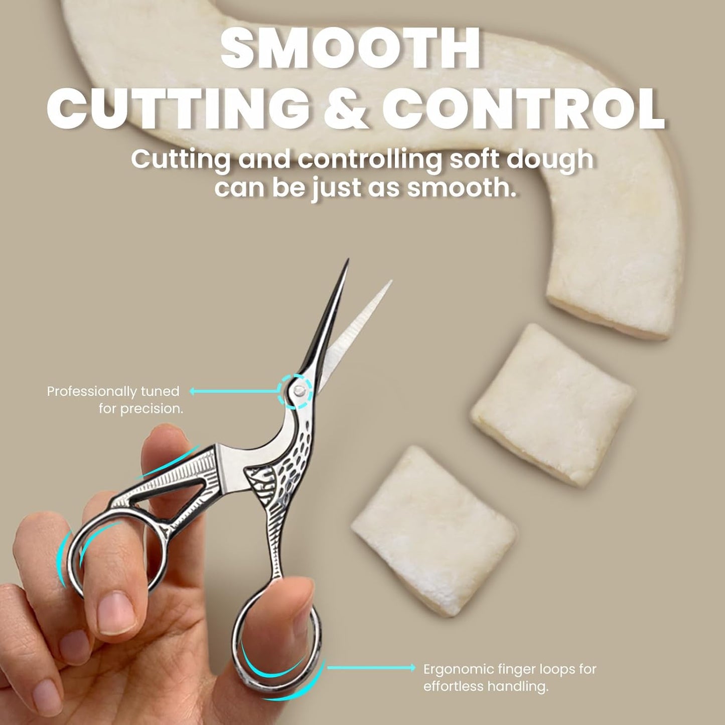 JACYAO'S Bread Scoring Tool Kit, Bread Lame and Dough Scissors Made From Food Grade Stainless Steel, Sourdough Scoring Tool Kit with 100 Inches Cotton Twine, 10 Razor Blades and Metal Storage Box