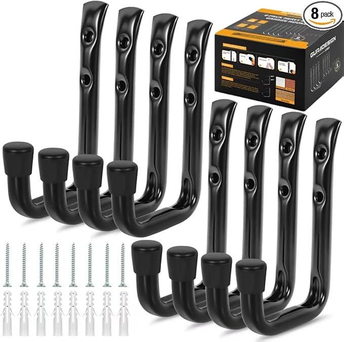 GURADESIGN 8-Pack Heavy Duty Garage Hook by GURADESIGN