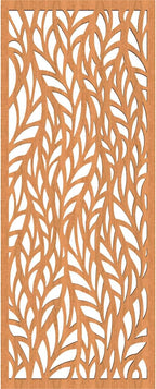 13 3/8"W x 34 3/8"H x 3/8"T Ortonville Decorative Fretwork Wood Wall Panels - Image 4