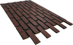 EverStone Aged Brick Faux Brick Panel, 46 7/8"W x 27"H x 1 1/4"D, Heath Color - Image 6