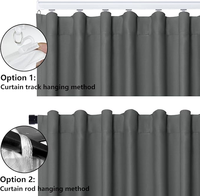 Room Divider Blackout Curtain Total Privacy Thermal Insulated Curtains - Image 5