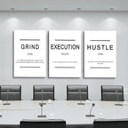 Framed Canvas Wall Art Success Quote - Image 3