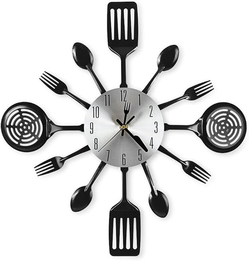 16 Inch Cutlery Kitchen Wall Clocks by CIGERA