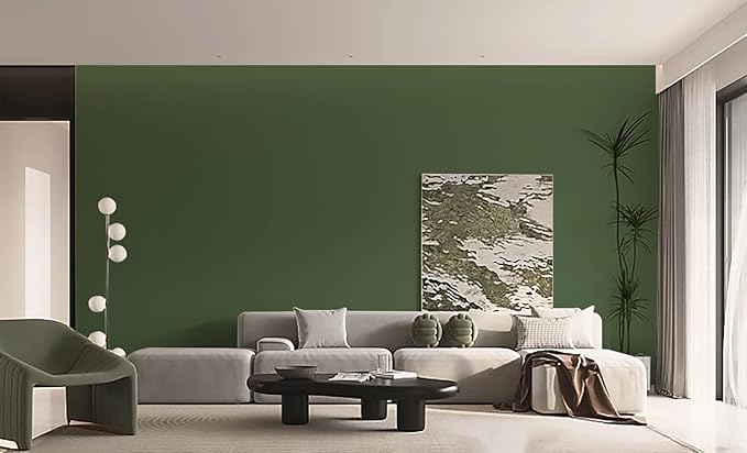 Dimoon 78.7''x15.7'' Green Skin Peel and Stick Wallpaper Contact Paper Modern - Image 8