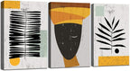 Framed Canvas Wall Art African Ethno Motive Wall Art Set, Abstract Ethno Art - Image 7