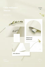 Dimoon 590''x17.7'' White Peel and Stick Wallpaper Contact Paper Modern Self - Image 4