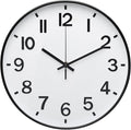 Wall Clock Modern Simple Quartz Decorative Clock Non-Ticking Silent Battery by BAKBRAND