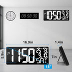 18 Inch Oversized Digital Wall Clock - Image 6