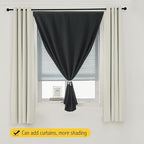 Portable Light Blocking Curtains Self-Stick Design, Removable Adhesive Window - Image 8
