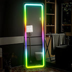 Koonmi LED Full Length Mirror, RGB Color Changing Lights, 7 Dynamic Modes - Image 8