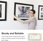 50pcs Picture Hangers with Different Sizes, Heavy Duty 30-100lbs Picture - Image 8
