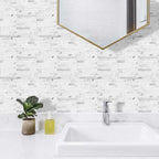 AULIGET 40 Sheets Faux Stone Peel and Stick Backsplash - Image 4