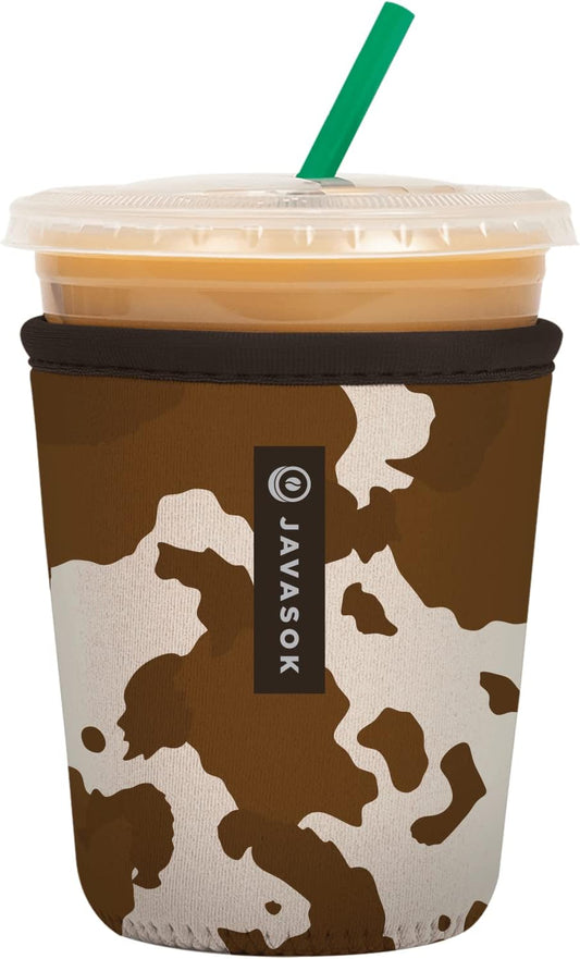 Sok It JavaSok Iced Coffee & Cold Soda Insulated Neoprene Cup Sleeve (Cowgirl, Small: 16-20oz)