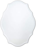 Better Bevel Frameless Oval Mirror | 23.5" x 30.5" Bathroom Wall Mirror - Image 2