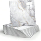 Chejiaye 22pcs Marble Peel and Stick Backsplash Surface Waterproof Wall Panels - Image 10