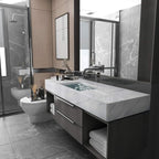 Large White Marble Granite Wallpaper Peel Stick Thicken 31.5x591inch Waterproof - Image 3