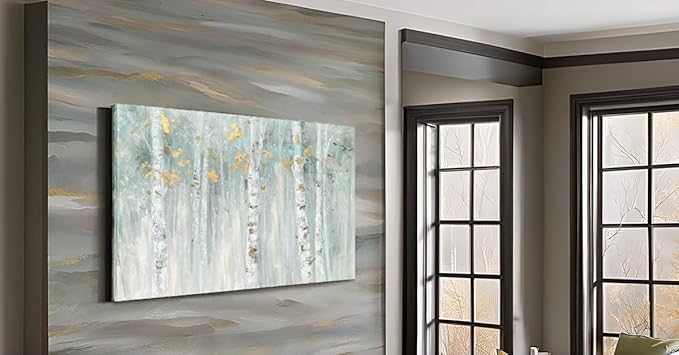 Yihui Arts Birch Tree Canvas Wall Art - Image 7