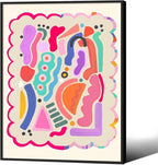 Funky Cute Kids Abstract Wall Art Trendy Bright Colorful Poster 12x16 inch by Medpol
