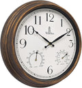 Outdoor Clocks for Patio Waterproof by LovelyHomeEssentials