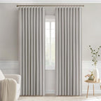 MIULEE Stone Back Tab Blackout Curtains 72 Inches Long 2 Panels Set - Image 8