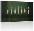 ALMLZL Egret Canvas Wall Art Elegant White Birds Heron Poster Minimalist by ALMLZL