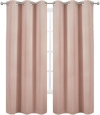 LEMOMO Blush Thermal Blackout Curtains/38 x 84 Inch/Set of 2 Panels Room - Image 2