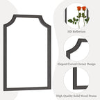 WallBeyond Scalloped Wood Mirror - Image 5