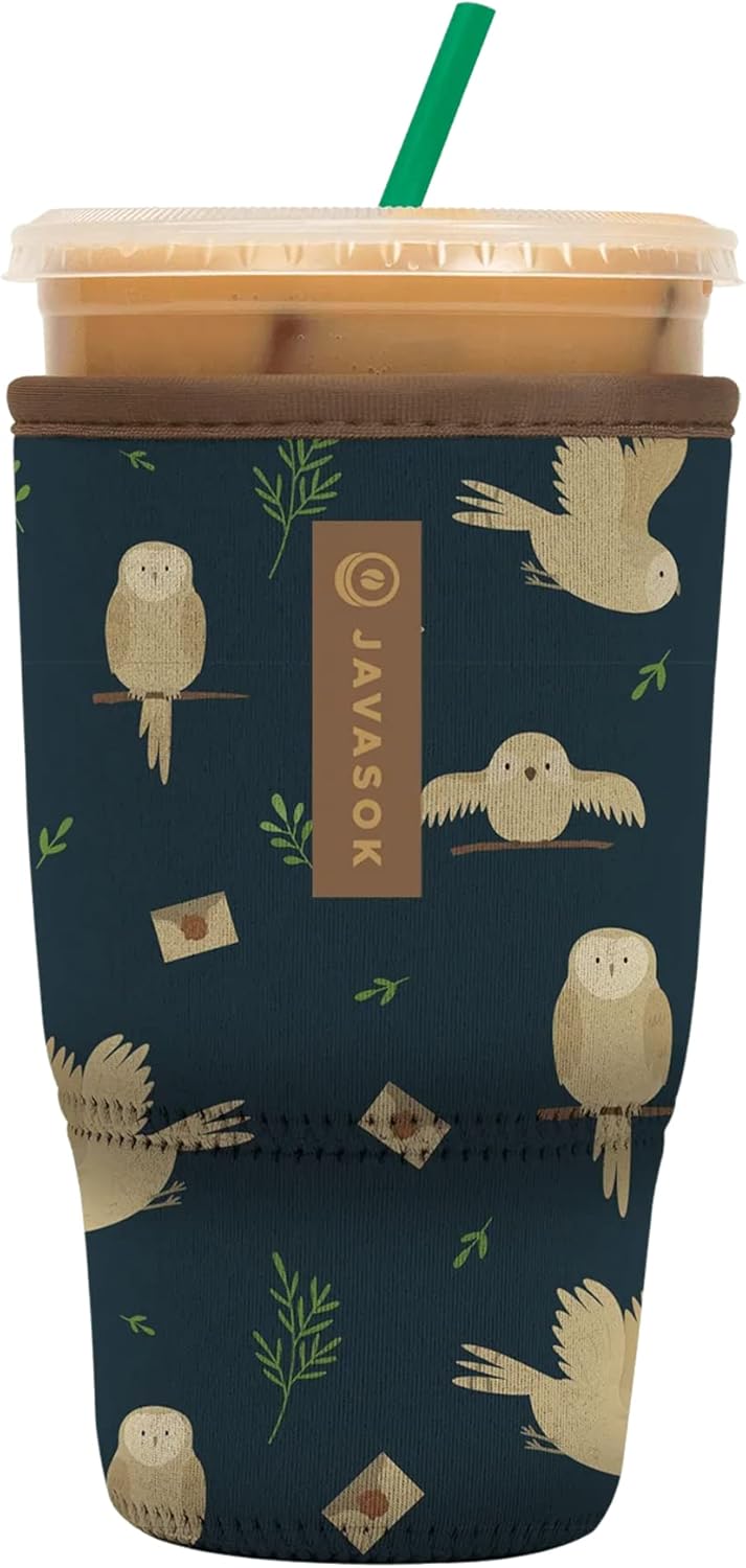 Sok It JavaSok Iced Coffee & Cold Soda Insulated Neoprene Cup Sleeve (Acceptance Letter, Large: 30-32oz)