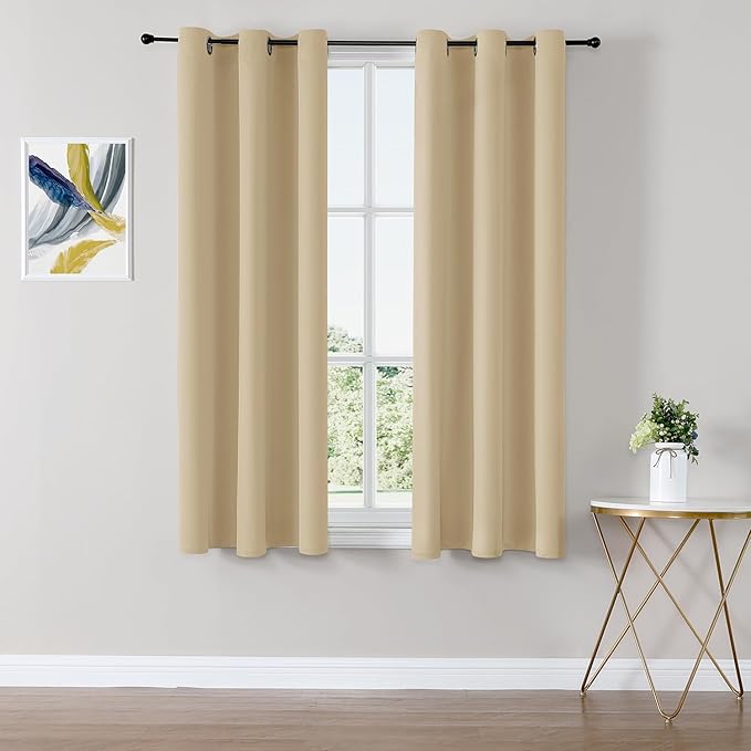 ChrisDowa Small Window Curtains 50 inches Long by ChrisDowa