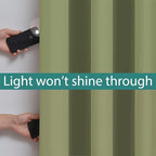 Yakamok 100% Blackout Curtains 84 Inches Long, 2 Thick Layers Heat and Full - Image 3