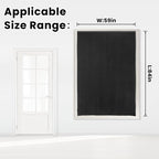 Adhesive Blackout Curtains- Self Stick Shades Window Blinds Curtains No Rod - Image 7