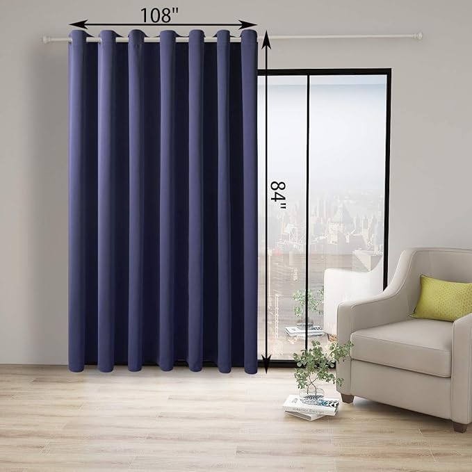 BONZER Room Divider Curtain Total Privacy Wall Wide Thermal Insulated Blackout - Image 3