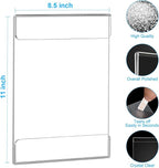 EHWINE 18 Pack 8.5 x 11 Wall Mount Acrylic Sign Holder, Wall Signs Photo Menu - Image 3