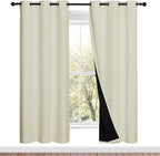 NICETOWN Living Room Completely Shaded Draperies, Privacy Protection & Noise by NICETOWN