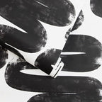 Tempaper x Bobby Berk White & Black Wiggle Room Removable Peel and Stick - Image 2
