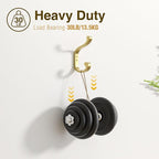 Gold Wall Hooks for Hanging Coats: Metal Mount - Image 5
