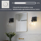 Bathroom Light Fixtures, 1-Light Matte Black Vanity Light - Image 3