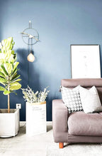 Dimoon 236''x17.7'' Blue Peel and Stick Wallpaper Contact Paper Modern Self - Image 5