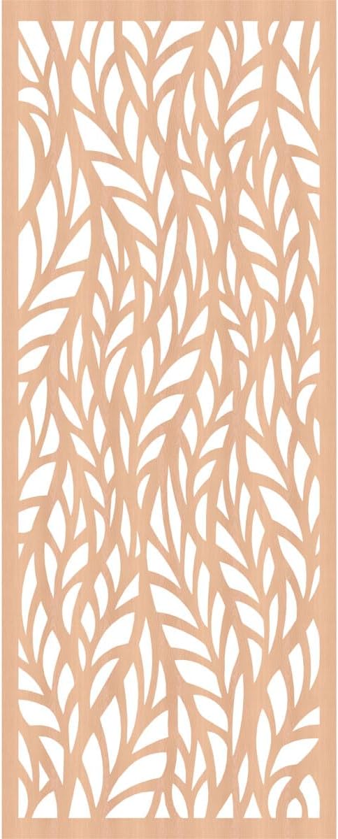 23 3/8"W x 59 3/8"H x 1/4"T Ortonville Decorative Fretwork Wood Wall Panels - Image 4