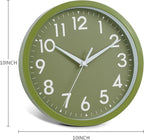 DAXSMY Wall Clock Analog 10 Inch Simple Silent Non Ticking Battery Operated - Image 4