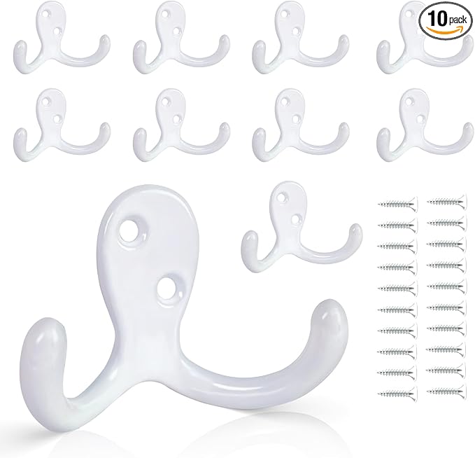 CBWLWJ 10 Pack Coat Hooks Wall Hooks by CBWLWJ