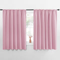 NICETOWN Blackout Curtains for Bedroom, Rouge Pink, 1 Pair, 62 by 63-inch by NICETOWN